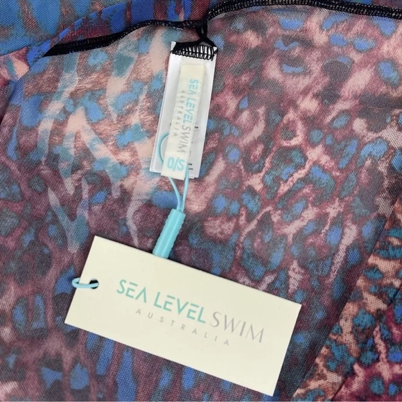 Sea Level Swim Australia Kaftan Womens One Size OS Hunter Mesh Swim Cover Up NWT - Picture 3 of 10